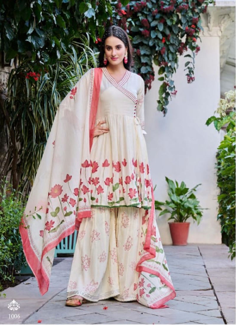 Noor By Nayla 1001-1006 ReadyMade Sharara Suits Catalog